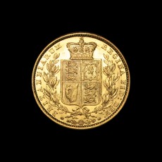 1848 sovereign reverse