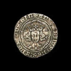 Edward III halfgroat obverse