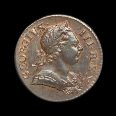 George III halfpenny obverse