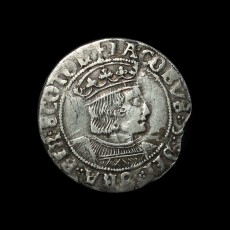 James V groat obverse