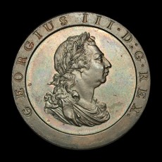 George III proof penny obverse