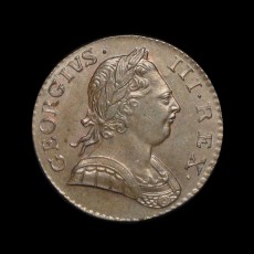 George III halfpenny obverse