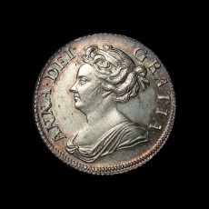 Anne shilling obverse