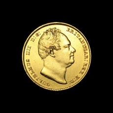 William IV sovereign obverse