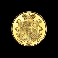 William IV sovereign reverse