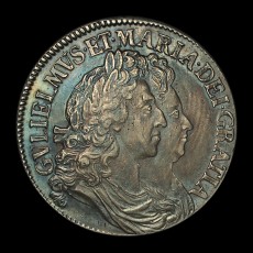 William and Mary crown obverse