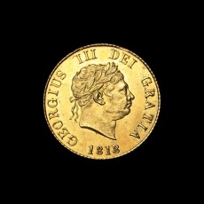 George III half sovereign obverse