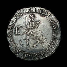 Charles I halfcrown obverse