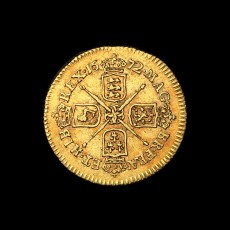 Charles II half guinea reverse