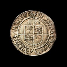Elizabeth I sixpence reverse