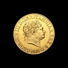 1818 sovereign obverse