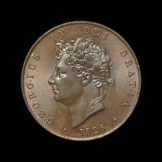 George_IV_Halfpenny_obv