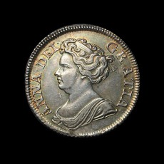 1711 shilling obverse