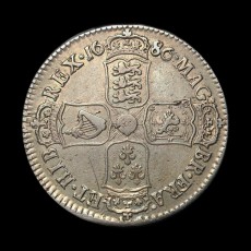 James II halfcrown reverse