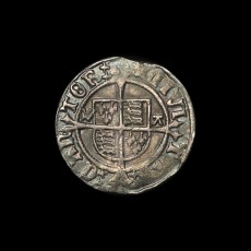 Henry VIII halfgroat reverse