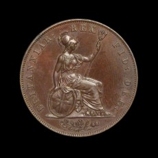 George IV halfpenny reverse