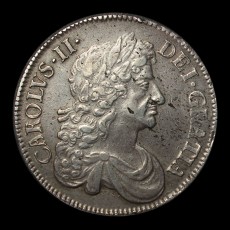 Charles II crown obverse