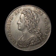 George II halfcrown obverse