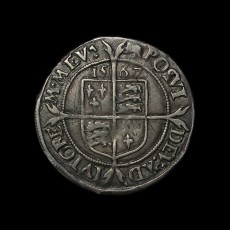 Elizabeth I sixpence reverse
