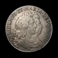 1693 halfcrown obverse
