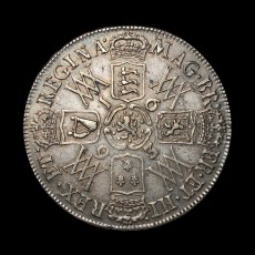 1693 halfcrown reverse