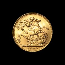 1900 sovereign reverse