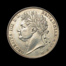 George IV halfcrown obverse