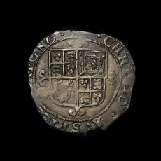 Charles I sixpence reverse