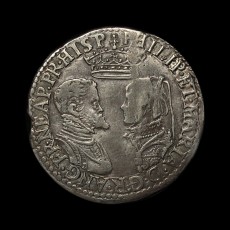 Philip and Mary shilling obverse
