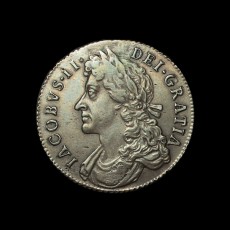 1685 shilling obverse