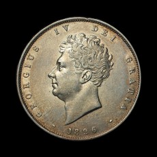 George IV halfcrown obverse