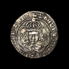 Henry VII groat obverse
