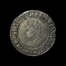 Elizabeth I sixpence obverse