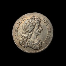 Charles II sixpence obverse