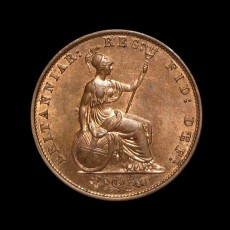 Victoria halfpenny reverse