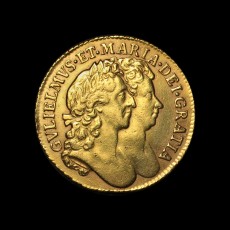 William and Mary guinea obverse
