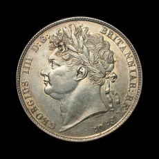George IV halfcrown obverse
