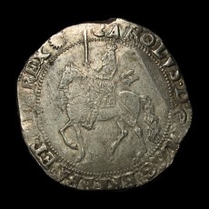 Charles I halfcrown obverse