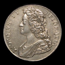 George II crown obverse