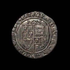 James I sixpence reverse