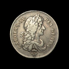 Charles II shilling obverse