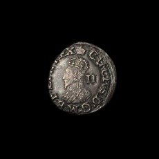 Charles I halfgroat obverse