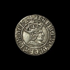Henry VII halfgroat obverse