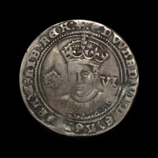 Edward VI sixpence obverse