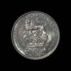 George IV sixpence reverse