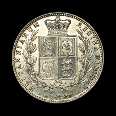 Victoria halfcrown reverse
