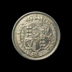 George III shilling reverse