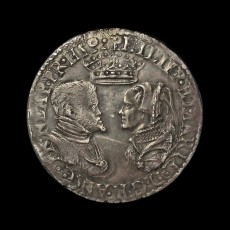 Philip and Mary shilling obverse