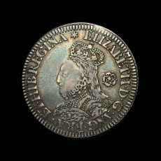 Elizabeth I sixpence obverse