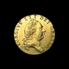 George II half guinea obverse